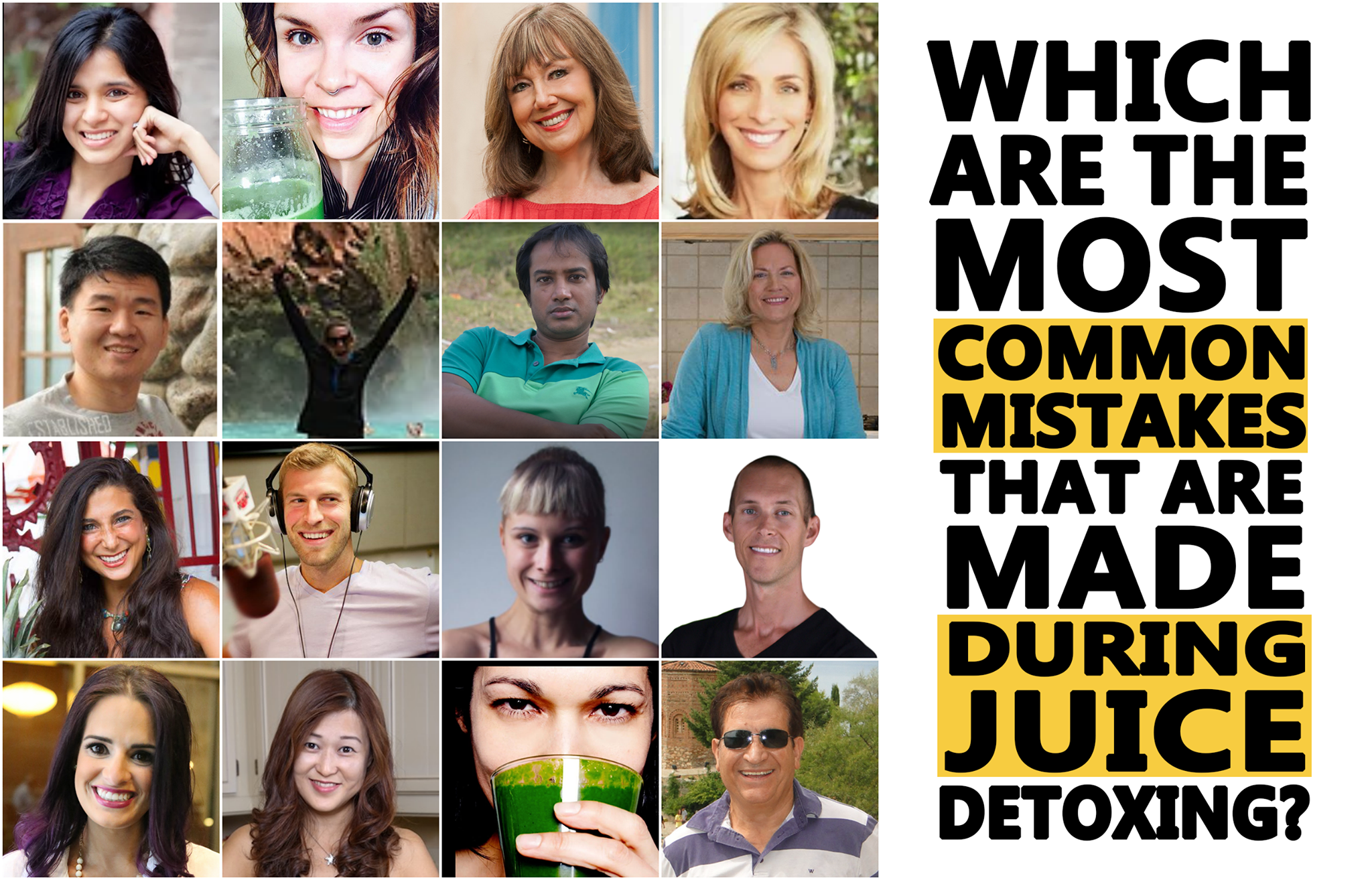 juice detoxing common mistakes