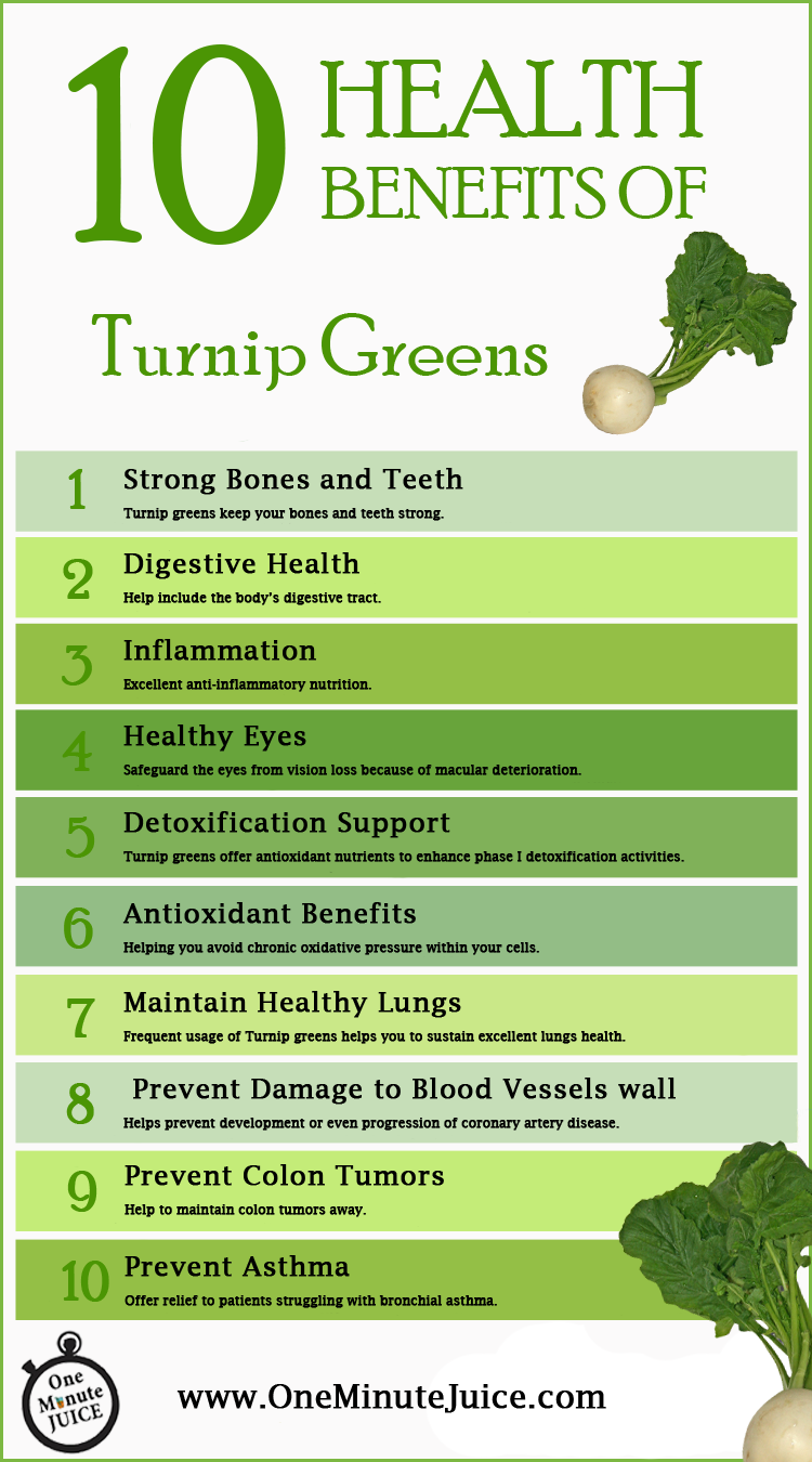 10 Health Benefits of Turnip Greens